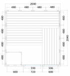 SENTIOTEC Сabines de sauna CABINE DE SAUNA KOMFORT SMALL SENTIOTEC KOMFORT