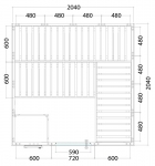 SENTIOTEC Sauna Cabins SAUNA CABIN WELLFUN LARGE SENTIOTEC WELLFUN