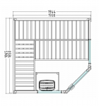 SENTIOTEC Sauna Cabins SAUNA CABIN BASIC CORNER SENTIOTEC BASIC