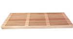 Éléments modulaires pour banc de sauna Matériaux de construction de sauna FINI MODULE, AULNE, 140x400x1600-2400mm