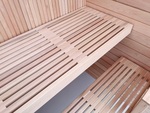 Modular elements for sauna bench Sauna building materials PREMADE MODULE, ALDER, 90x400x1800-2400mm