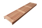 Modular elements for sauna bench Sauna building materials PREMADE MODULE, ALDER, 140x400x1600-2400mm