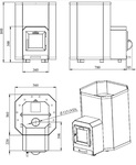 STOVEMAN Sauna Holzöfen HOLZOFEN STOVEMAN 24-LS HEAVY STOVEMAN 24-LS HEAVY