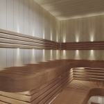 Éléments modulaires pour banc de sauna FINI MODULE, THERMO TREMBLE, 140x600x1600-2400mm