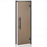 Doors for steam sauna AD PREMIUM BLACK STEAM DOORS