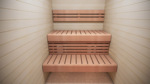 Modular elements for sauna bench PREMADE MODULE, ALDER, 140x400x1600-2400mm