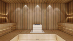 Sauna wall & ceiling materials THERMO-TREATED ASPEN GLUED WOOD LINING STS4 15x140x2100mm 6 PIECES THERMO-TREATED ASPEN GLUED WOOD LINING STS4 15x140x2100-2400mm 6 PIECES